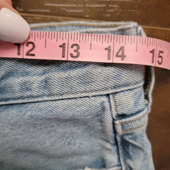 Agolde Dame Denim Shorts Womens 29 Jean Casual Y2K 90s Versatile Relaxed - Picture 7 of 7